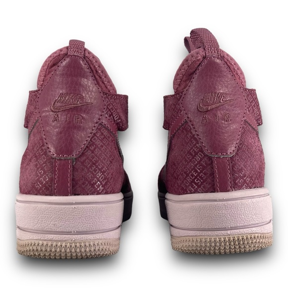 Nike Air Force 1 Ultraforce Mid Sneakers AJ1701-600 Shoes Vintage Wine Women 5.5 - Picture 6 of 9